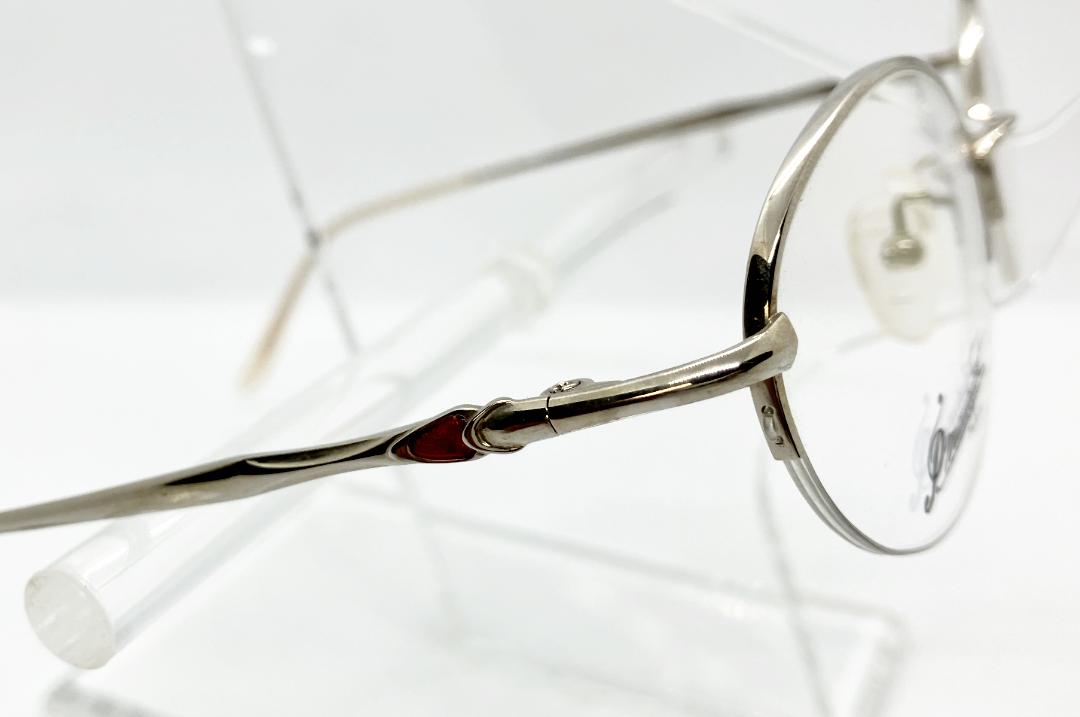 安心のニコン社製レンズ使用【レンズ付きメガネセット】　P.mauriat ポールモーリアP2021 シルバー画像