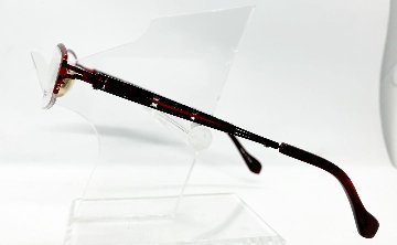 安心のニコン社製レンズ使用【レンズ付きメガネセット】　SENDIAO　S-7283　レッド／ブラック画像