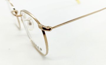 安心のニコン社製レンズ使用【レンズ付きメガネセット】　EYEVAN　アイヴァン№4　ゴールド画像