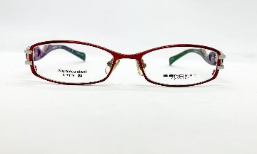 安心のニコン社製レンズ使用【レンズ付きメガネセット】　SENDIAO　S-7119　レッド/ホワイト画像