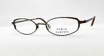 安心のニコン社製レンズ使用【レンズ付きメガネセット】　FABIO ALBERTI ファビオアルベルティ FA861　ブラウン画像
