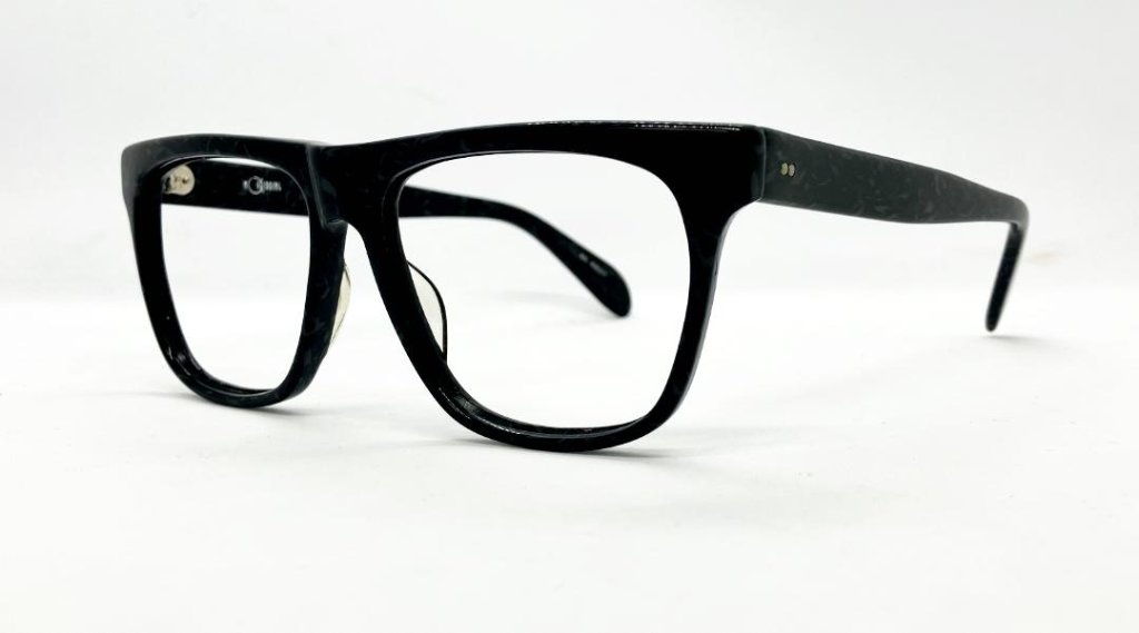 安心のニコン社製レンズ使用【レンズ付きメガネセット】　NOKIDDING　№4021　ブラックマーブルの画像