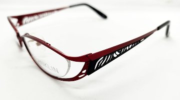 安心のニコン社製レンズ使用【レンズ付きメガネセット】フランクリン FR10-010B red/black画像