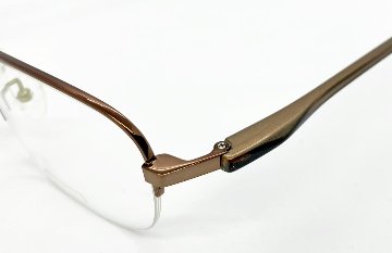 安心のニコン社製レンズ使用【レンズ付きメガネセット】P.mauriat　ポールモーリア　P2033　ブラウン/特殊樹脂画像