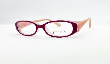 安心のニコン社製レンズ使用【レンズ付きメガネセット】 Franklin フランクリン　FR10-011A　（C2）パープル/ピンク画像