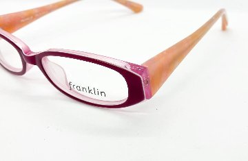 安心のニコン社製レンズ使用【レンズ付きメガネセット】 Franklin フランクリン　FR10-011A　（C2）パープル/ピンク画像