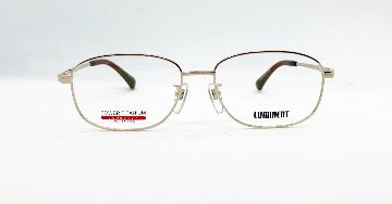 安心のニコン社製レンズ使用【レンズ付きメガネセット】　LUMINENT SEED　LN-3104　ゴールド画像