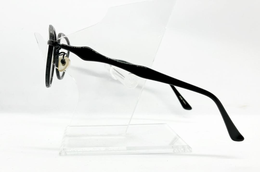 安心のニコン社製レンズ使用【レンズ付きメガネセット】　BEAUSOLEIL ボーソレイユ M3　ブラック　画像