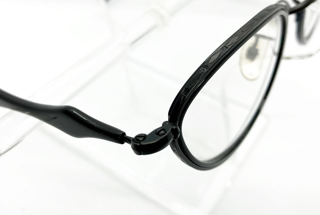 安心のニコン社製レンズ使用【レンズ付きメガネセット】　BEAUSOLEIL ボーソレイユ M3　ブラック　画像
