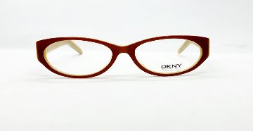 安心のニコン社製レンズ使用【レンズ付きメガネセット】　DKNY DY4545-3117　ブラウン／クリーム画像