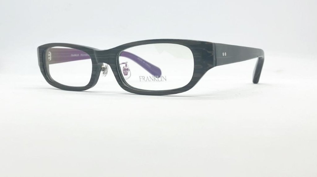 安心のニコン社製レンズ使用【レンズ付きメガネセット】　Franklin フランクリン FR10-001A　ブラウンの画像