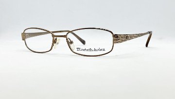 安心のニコン社製レンズ使用【レンズ付きメガネセット】ElizabethArden　EA-1054-1　ブラウン画像