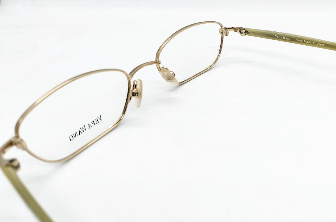 安心のニコン社製レンズ使用【レンズ付きメガネセット】　VERA WANG （ｳﾞｪﾗｳｫﾝ）　V136　マットゴールド画像