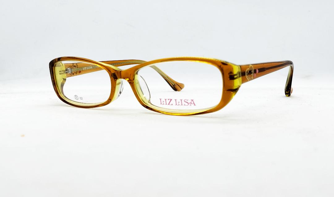 安心のニコン社製レンズ使用【レンズ付きメガネセット】　LIZ LISA　LL-3014　オレンジ画像