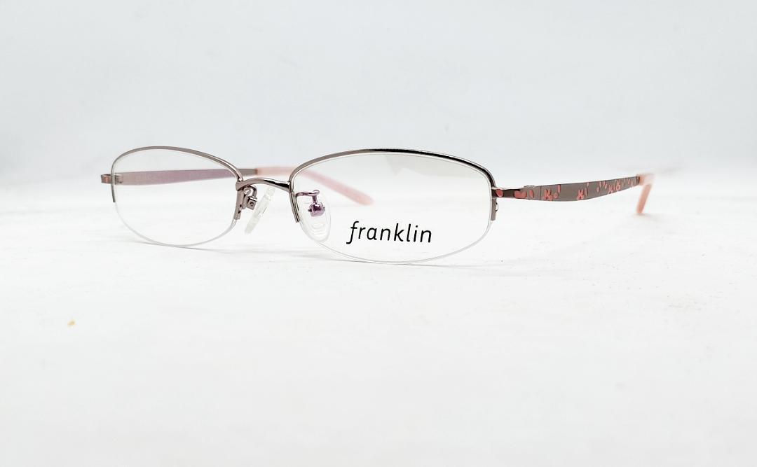 安心のニコン社製レンズ使用【レンズ付きメガネセット】　フランクリン FR09-0904 (1:ピンク)画像