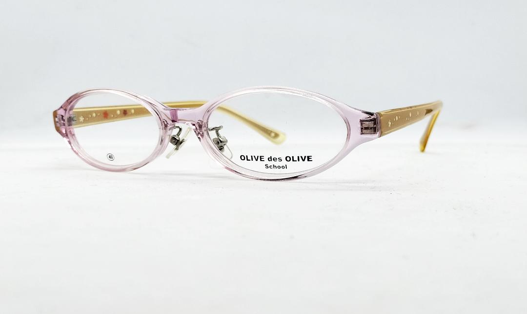 安心のニコン社製レンズ使用【レンズ付きメガネセット】　OLIVE des OLIVE(ｵﾘｰﾌﾞﾃﾞｵﾘｰﾌﾞ) OD-5047 ピンク／クリアベージュ画像