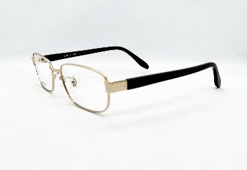安心のニコン社製レンズ使用【レンズ付きメガネセット】　LA VIE LV11-003B ブラウンゴールドの画像