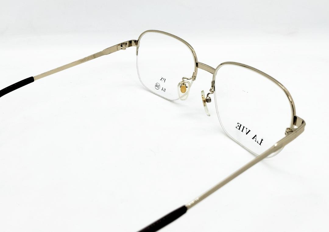 安心のニコン社製レンズ使用【レンズ付きメガネセット】　LA VIE LV-0102　54サイズの画像