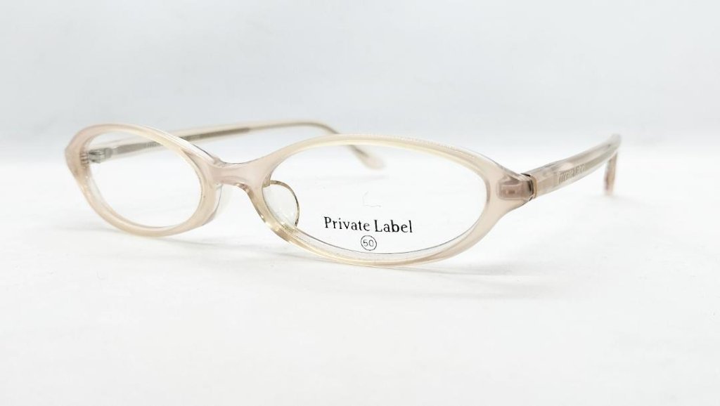 安心のニコン社製レンズ使用【レンズ付きメガネセット】　Private Label プライベートレーベル PL-3020　パールピンクの画像