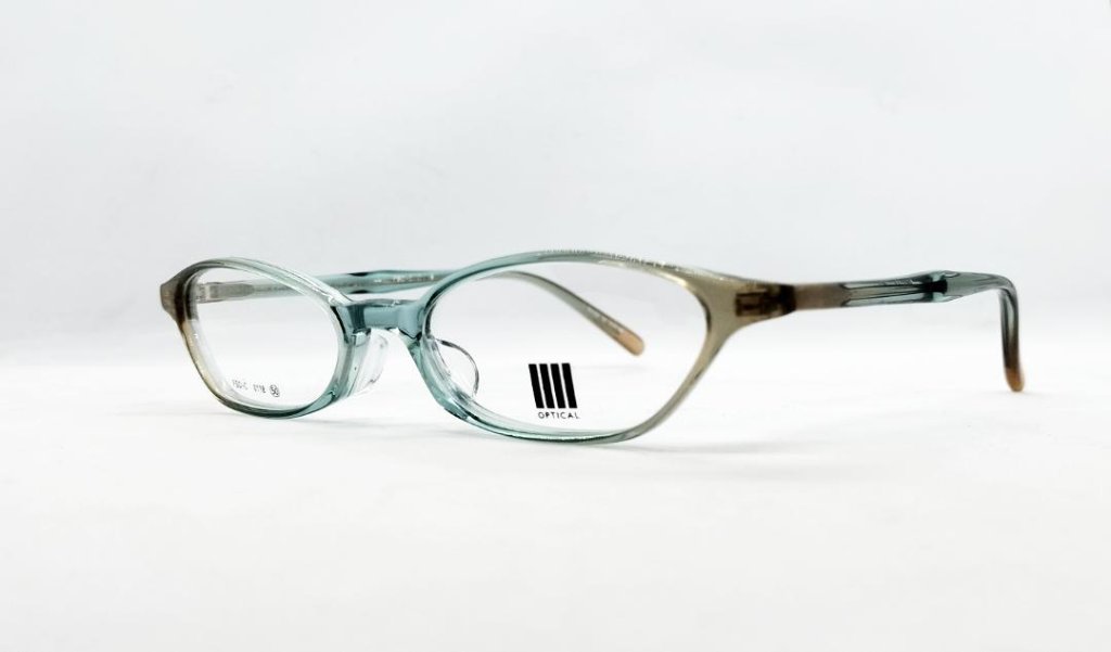 安心のニコン社製レンズ使用【レンズ付きメガネセット】　Four Sight Optical フォーサイトオプチカル　FSO-C　クリアブルーの画像