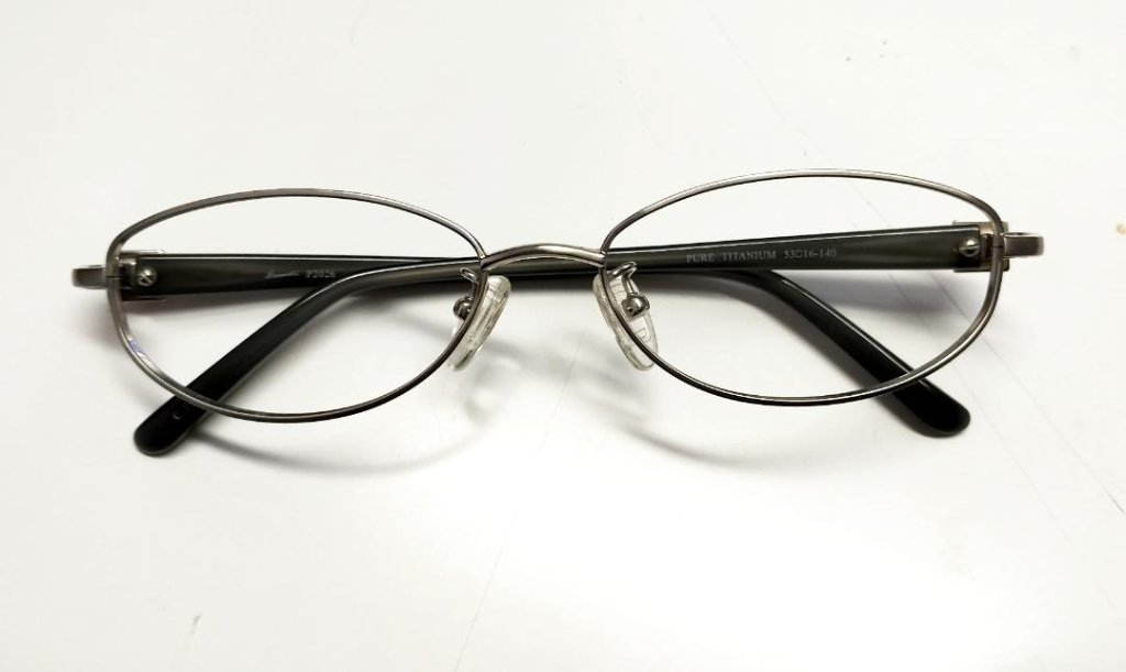 安心のニコン社製レンズ使用【レンズ付きメガネセット】　ポールモーリア P2026　マットシルバーの画像