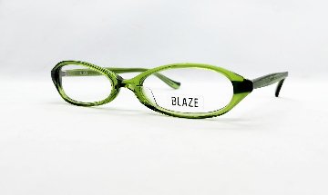 安心のニコン社製レンズ使用【レンズ付きメガネセット】　BLAZE　127　グリーンの画像