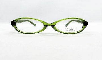 安心のニコン社製レンズ使用【レンズ付きメガネセット】　BLAZE　127　グリーンの画像