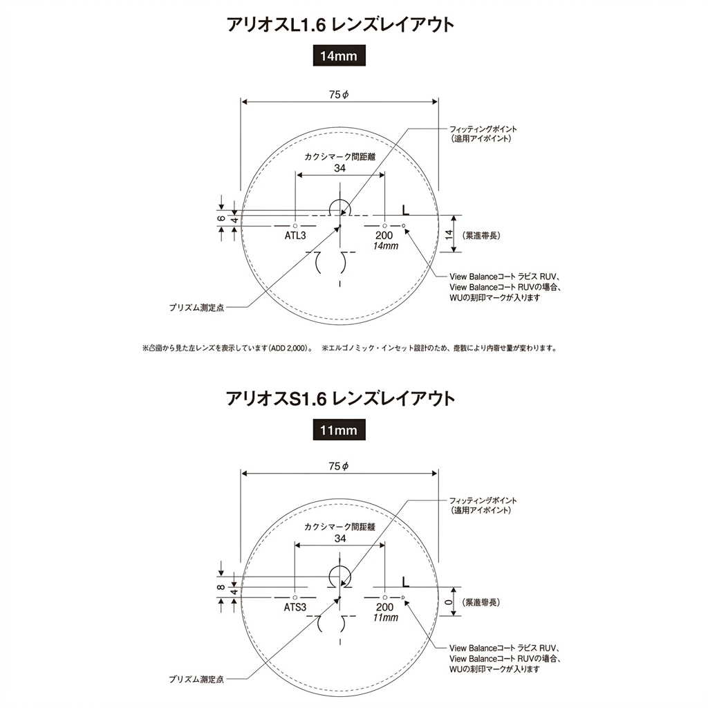 HOYA 遠近両用レンズ使用『新品レンズ 2枚ひと組交換』 お気に入りメガネが新品のように復活します！の画像