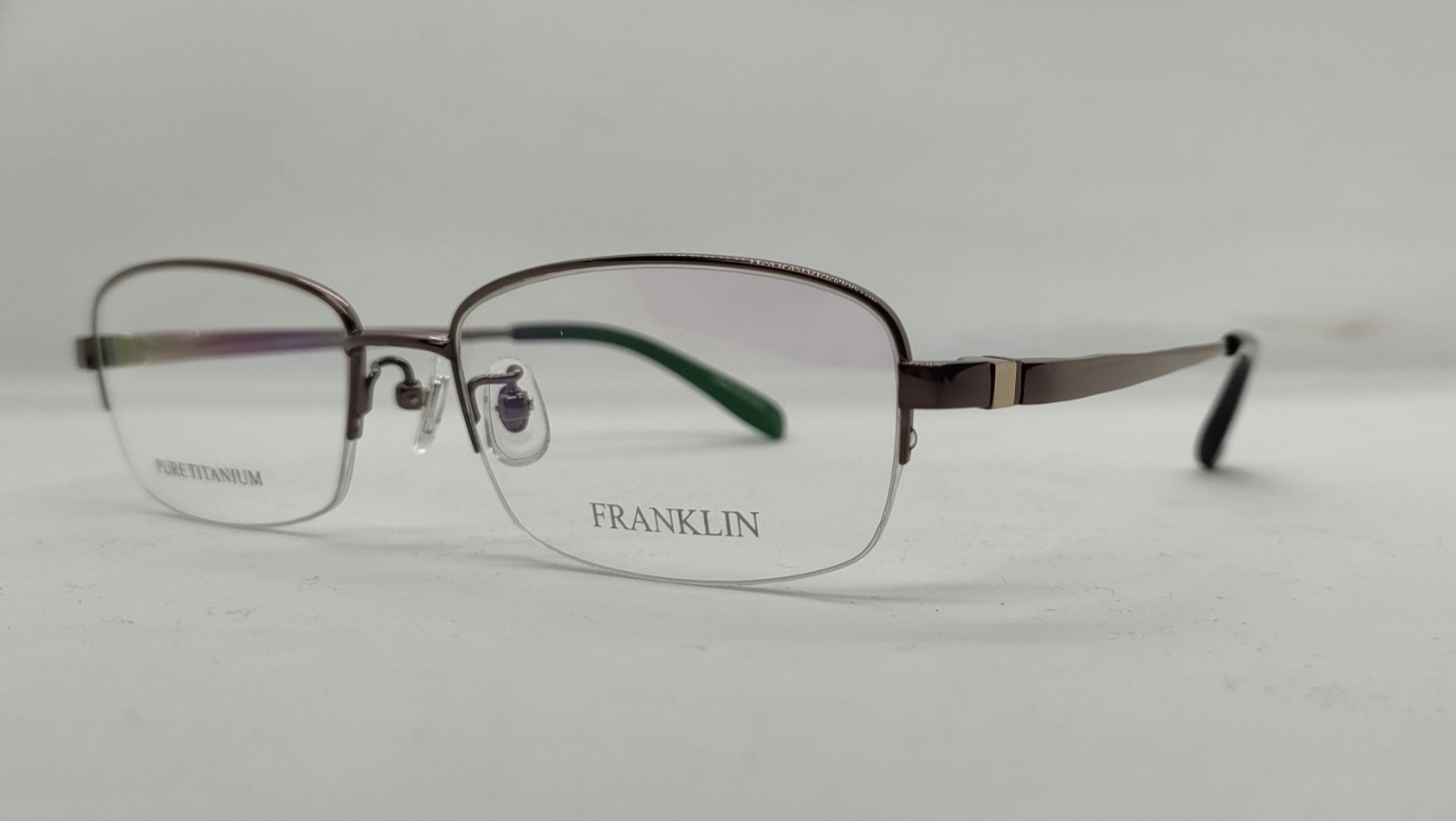 【レンズ付きメガネセット】フランクリン　FR09-0919　（C2）ブラウンメタル画像