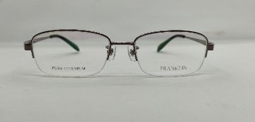 【レンズ付きメガネセット】フランクリン　FR09-0919　（C2）ブラウンメタル画像