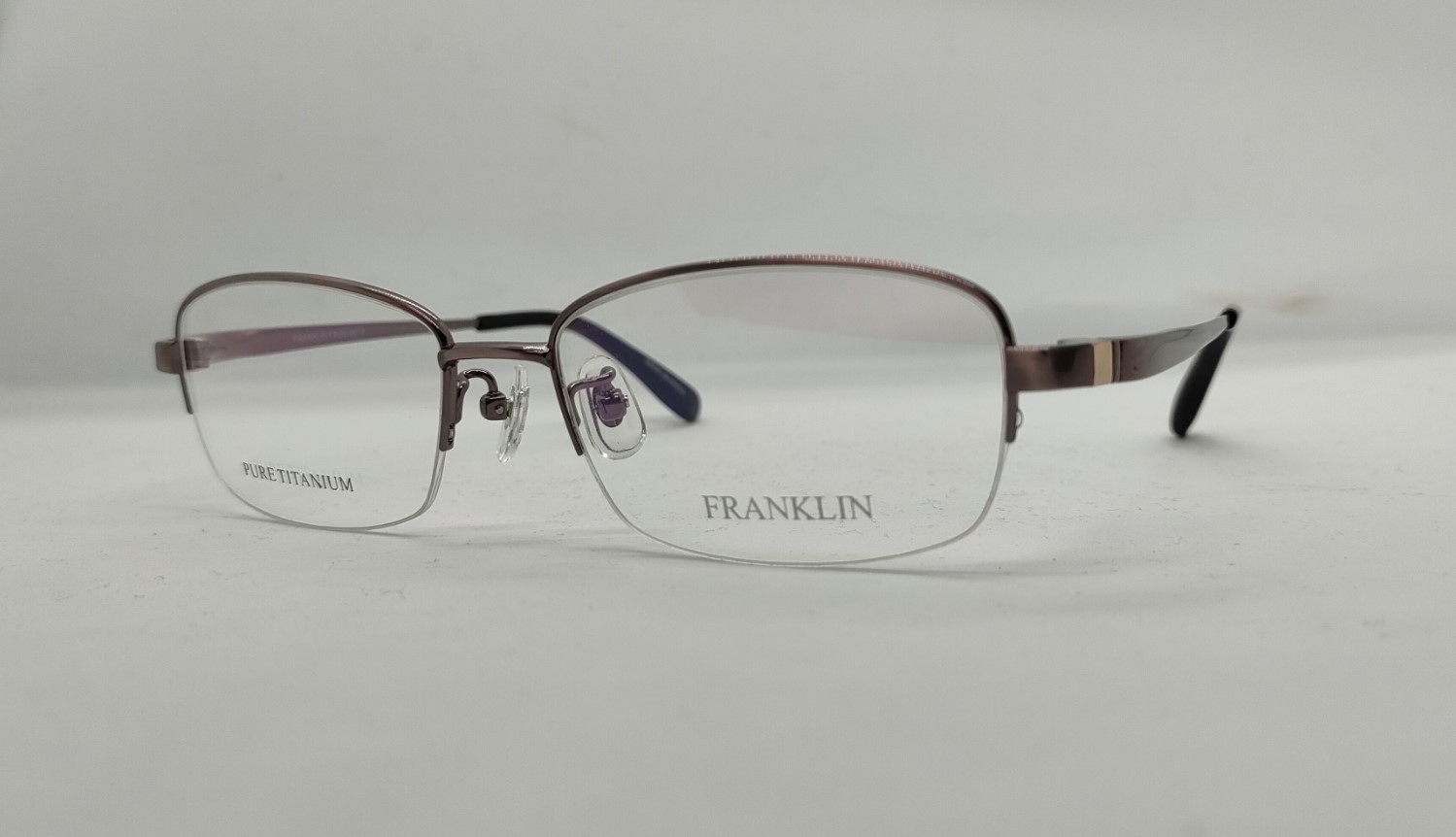 【レンズ付きメガネセット】フランクリン　FR09-0919　（C1）ローズブラウン画像