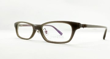 安心のニコン社製レンズ使用【レンズ付きメガネセット】フランクリン　FR10-006A （Ｃ１）グレー画像