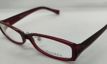 【レンズ付きメガネセット】フランクリン　FR10-007A　（C1）レッド画像