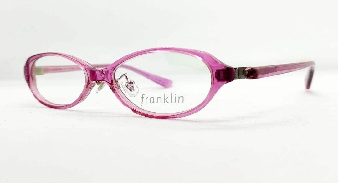 【レンズ付きメガネセット】フランクリン　FR10-008A　（C1）ピンククリア画像