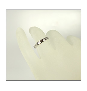【５Ｓｔｏｎｅ】ファイブストーン×ダイヤモンドリング（0.1ｃｔ）K10 ホワイトorイエローorピンクゴールド　K18ホワイトゴールド 指輪 ４月誕生石の画像