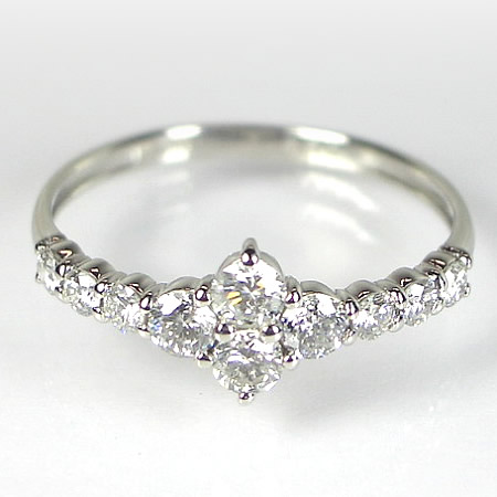 sweet10ダイヤモンド プラチナ ダイヤモンド指輪 0.5ｃｔ ダイヤ プラチナリング 結婚１０年目 結婚記念日 記念日 プレゼント 女性 嫁の画像
