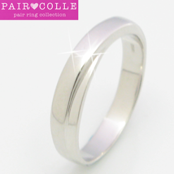 K18【Pair Colle】クロス　ペアリング・天然ダイヤモンドリング　ホワイトorピンクorイエローゴールドリング 　結婚指輪画像