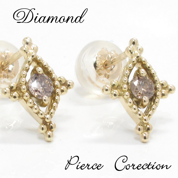 遊色綺麗❗️計D0.46CT❣️k14天然オパールダイヤモンドピアス　オパールピアス 遊色綺麗❗️計D0.46CT❣️k14天然オパールダイヤモンドピアス