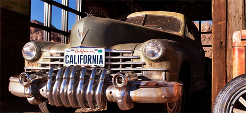 LOS ANGELES カリフォルニア プレートナンバープレート アメリカン雑貨画像