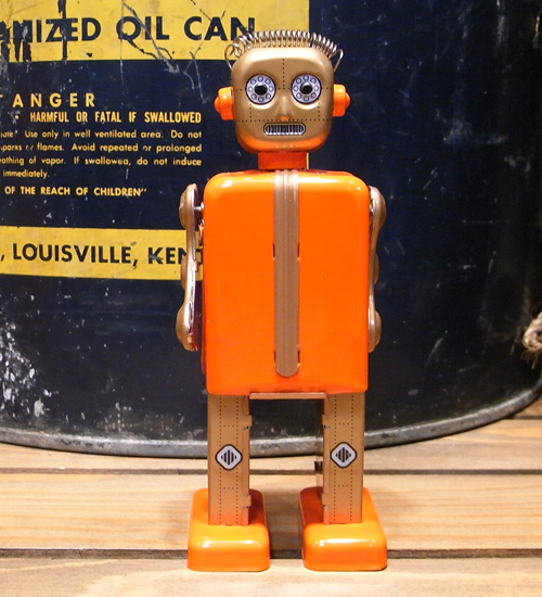プロトンロボット 【PROTON ROBOT】ブリキ製ロボット　ゼンマイロボット　アメリカン雑貨画像