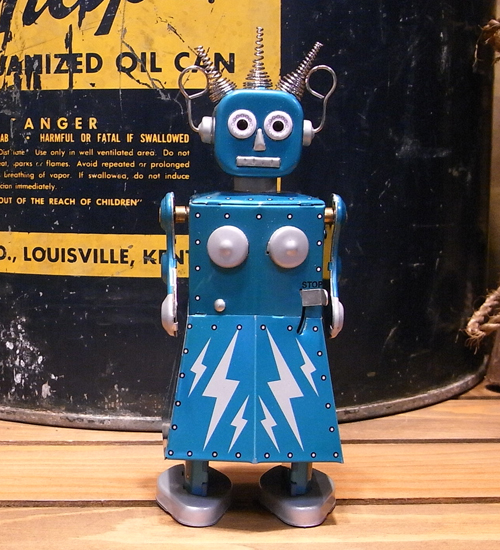 エレクトラロボット 【ELECTRA ROBOT】ブリキ製ロボット　ゼンマイロボット　アメリカン雑貨画像