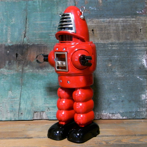 プラネットロボット ブリキ製ロボット　ゼンマイロボット　アメリカン雑貨画像
