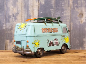フォルクスワーゲンタイプ SURF バス 自動車 ブリキのおもちゃ アメリカン雑貨画像
