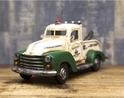 レッカー車Wrecker ブリキ製自動車 ブリキのおもちゃ アメリカン雑貨画像
