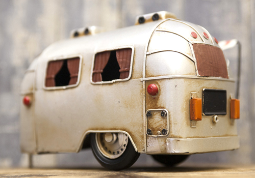 エアストリーム ブリキのおもちゃ 自動車 キャンピングトレーラー　アメリカン雑貨画像