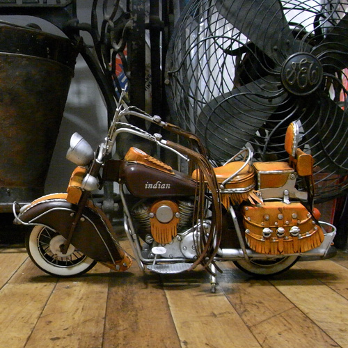 インディアン バイク motorcycle western ブリキのおもちゃ アメリカン雑貨画像