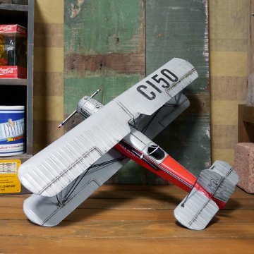 ブリキ製飛行機C150　ブリキのおもちゃ　ブリキ製飛行機　アメリカン雑貨画像