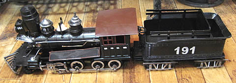 ブリキ製 蒸気機関【191】SL機関車 ブリキのおもちゃ 汽車 トラム レトロインテリア画像