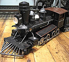 ブリキ製 蒸気機関【191】SL機関車 ブリキのおもちゃ 汽車 トラム レトロインテリア画像