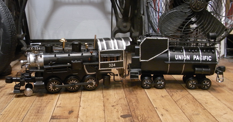 SL機関車【x-324】 ブリキのおもちゃ 汽車 トラム　レトロインテリア画像